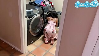 Fucked my step-sister while doing laundry